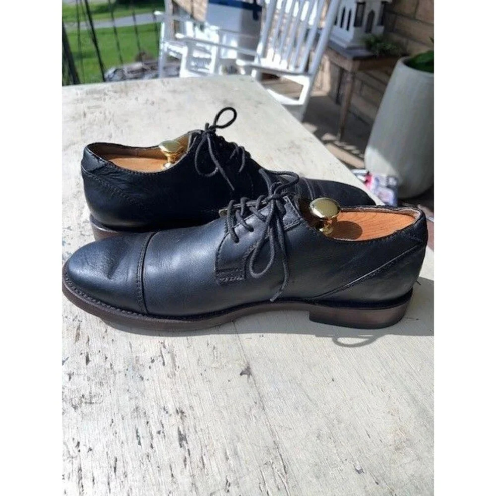Seal Of The Sutro “Ralston” San Francisco Goodyear Welted Black CapToe Shoes 12D